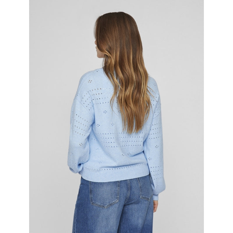 VILA VILA dame cardigan VIRIL Cardigan Kentucky Blue MELANGE