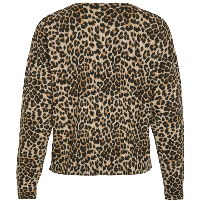 VILA VILA dame cardigan VIRIL Cardigan Birch LEOPARD
