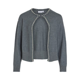 VILA VILA dame cardigan VIZAFINA Cardigan Medium grey melange