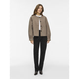 VILA VILA dame jakke VILALLY Jacket Dark Natural Melange