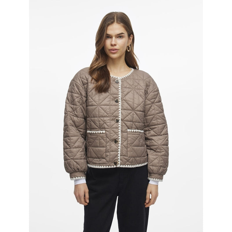 VILA VILA dame jakke VISILLA Jacket Mountain Trail BIRCH EDGE CROCHET