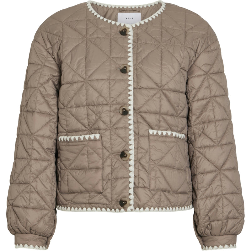 VILA VILA dame jakke VISILLA Jacket Mountain Trail BIRCH EDGE CROCHET