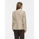 VILA VILA dame jakke VIZIKKA Jacket Natural MELANGE