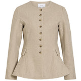 VILA VILA dame jakke VIZIKKA Jacket Natural MELANGE