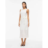 VILA VILA dame kjole VIAMALINA Dress Snow white