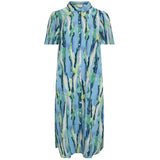 VILA VILA dame kjole VIJONA Dress Cloud Dancer BLURRY GRAPHIC