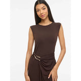 VILA VILA dame kjole VIJUSTINE Dress Slate black