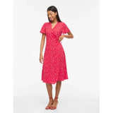 VILA VILA dame kjole VILOVIE Dress Hibiscus BIS