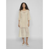 VILA VILA dame kjole VIMALUNA Dress Birch