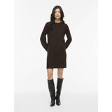 VILA VILA dame kjole VINIKOLINA Dress Coffee Bean Melange