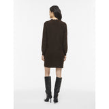 VILA VILA dame kjole VINIKOLINA Dress Coffee Bean Melange