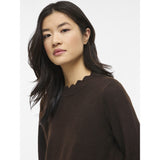 VILA VILA dame kjole VINIKOLINA Dress Coffee Bean Melange
