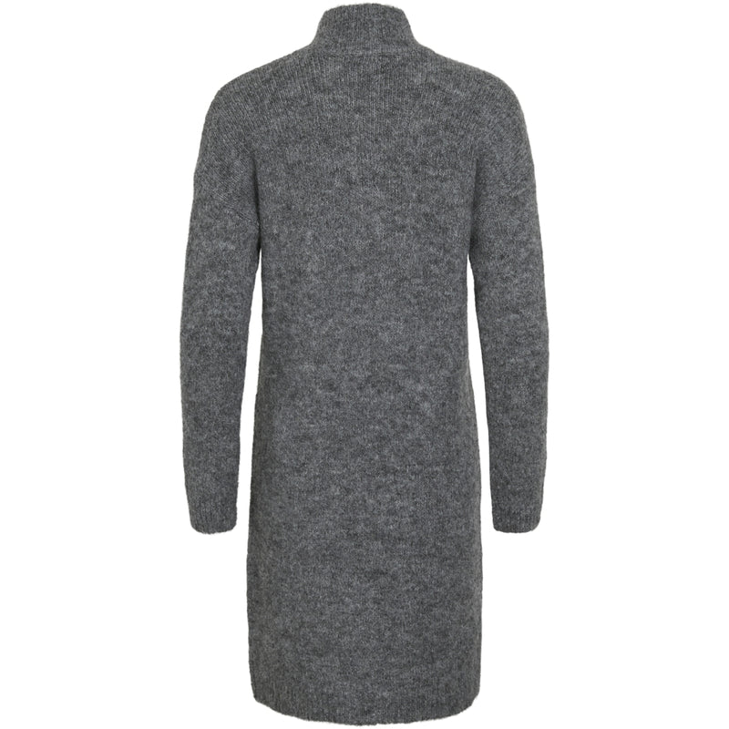 VILA VILA dame kjole VINYNNI Dress Dark grey melange