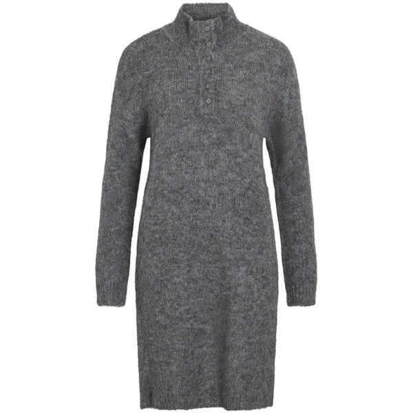 VILA VILA dame kjole VINYNNI Dress Dark grey melange