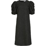 VILA VILA dame kjole VIRADIA Dress Black JACQUARD ROSES