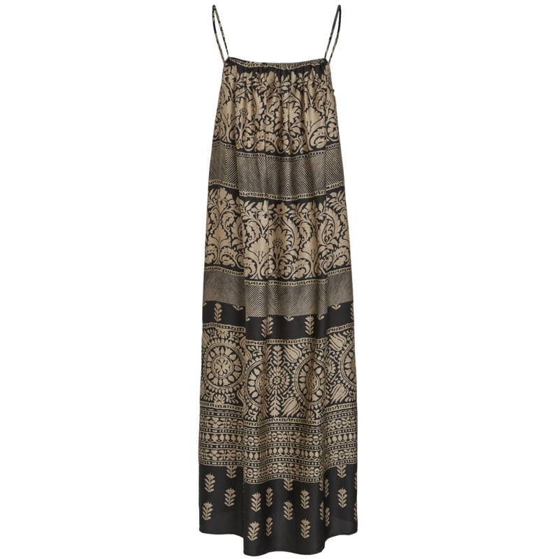 VILA VILA dame kjole VIRAMONE Dress Feather Gray Graphic