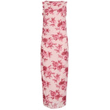 VILA VILA dame kjole VIRIKKE Dress Cherry Blossom dark flower