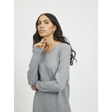 VILA VILA dame kjole VIRIL Restudsalg Medium grey melange