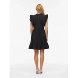 VILA VILA dame kjole VIRUFELLA Dress Black Beauty