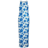 VILA VILA dame kjole VISAIL Dress Nantucket Breeze FLOWER EMBROIDERY