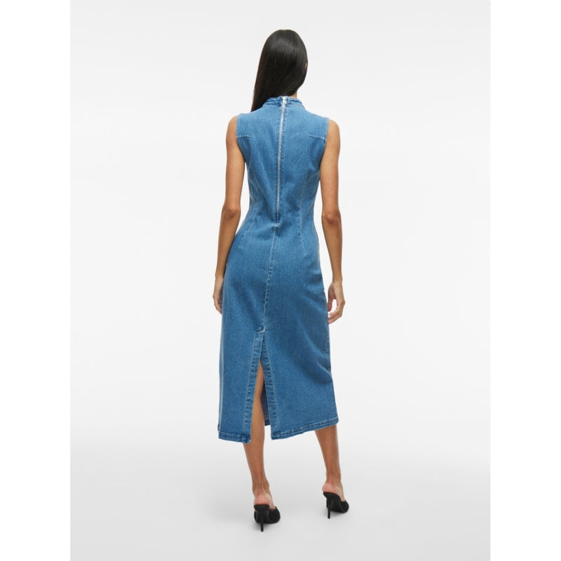 VILA VILA dame kjole VIWINONA Dress Medium blue denim