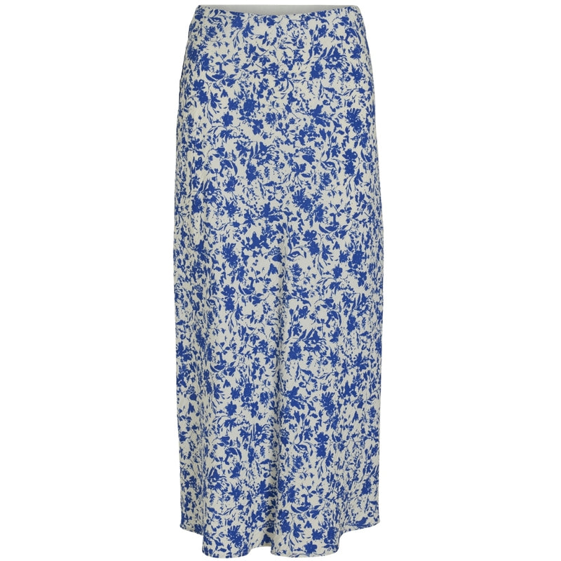 VILA VILA dame nederdel VIALLY Skirt Mazarine Blue AOP