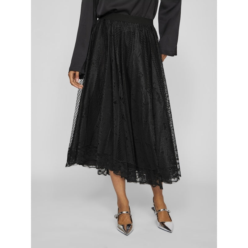 VILA VILA dame nederdel VIKARRY Skirt Black