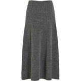 VILA VILA dame nederdel VIKENYA Skirt Dark grey melange