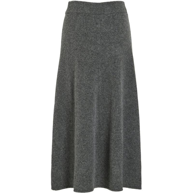 VILA VILA dame nederdel VIKENYA Skirt Dark grey melange