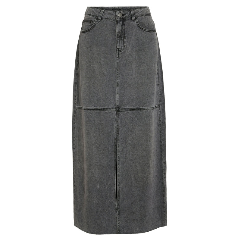 VILA VILA dame nederdel VIKIKI Skirt Medium Grey Denim