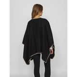 VILA VILA dame poncho VISANTEL Poncho Black
