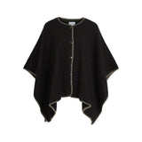 VILA VILA dame poncho VISANTEL Poncho Black