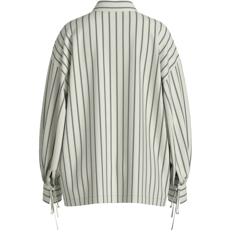 VILA VILA dame skjorte VIBELFIE Shirt Birch Navy Blazer