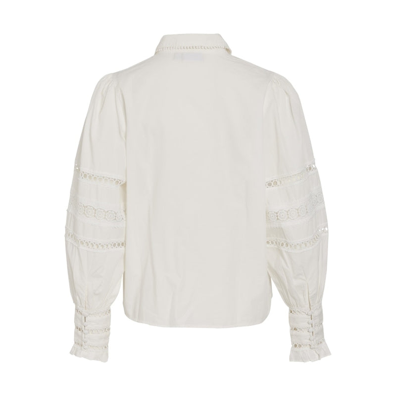 VILA VILA dame skjorte VICORLINA Shirt Cloud Dancer