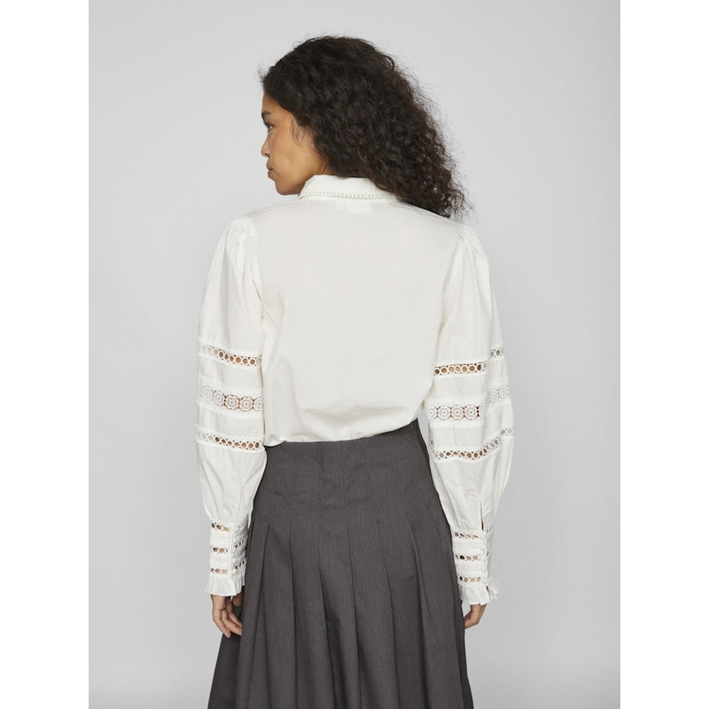 VILA VILA dame skjorte VICORLINA Shirt Cloud Dancer