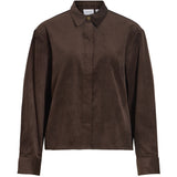 VILA VILA dame skjorte VICOURDIE Shirt Coffee Bean