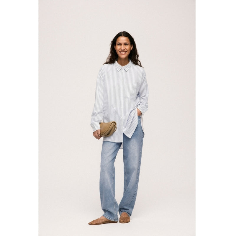 VILA VILA dame skjorte VIDARMA Shirt Kentucky blue