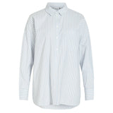 VILA VILA dame skjorte VIDARMA Shirt Kentucky blue