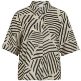 VILA VILA dame skjorte VISASJA Shirt Birch BLACK