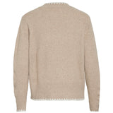VILA VILA dame strik VIHEFNA Knit Natural Melange WHITE ALYSSUM