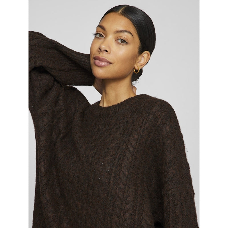 VILA VILA dame strik VIKAIA Knit Coffee Bean