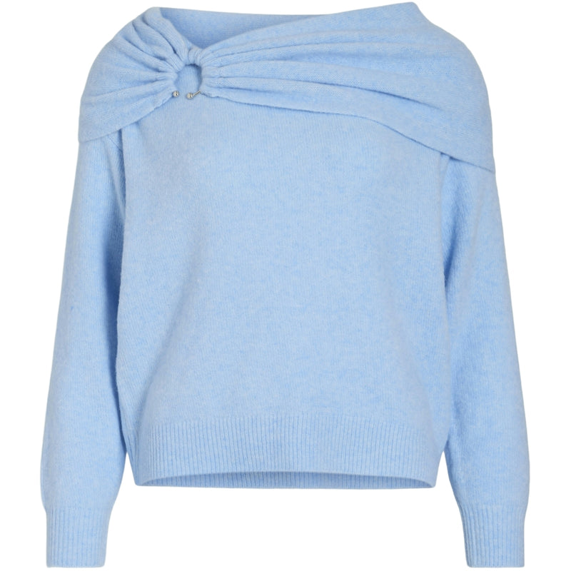 VILA VILA dame strik VIKENYA Restudsalg Kentucky Blue White Mélange