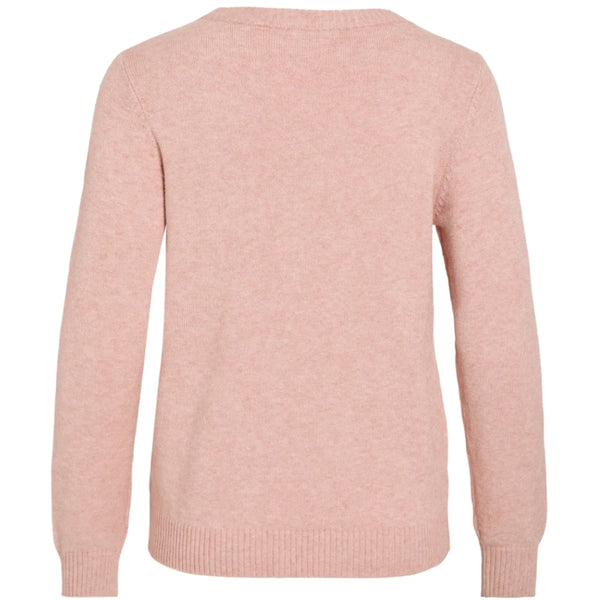 VILA VILA dame strik VIRIL Knit Misty Rose Melange