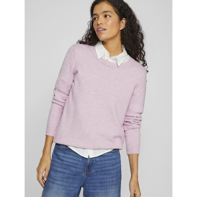 VILA VILA dame strik VIRIL Knit Winsome Orchid MELANGE