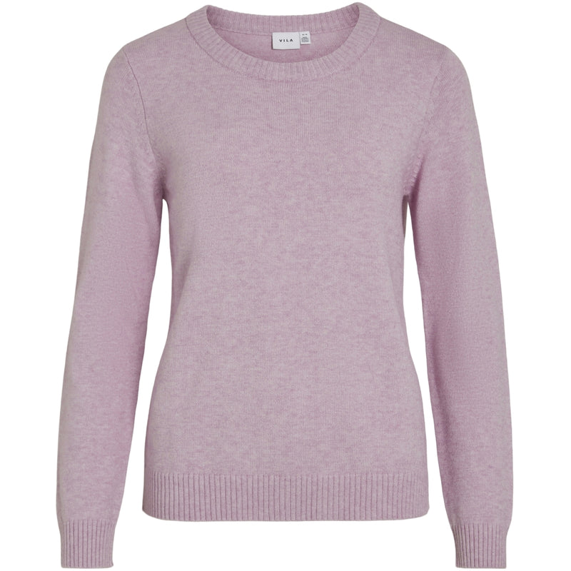 VILA VILA dame strik VIRIL Knit Winsome Orchid MELANGE