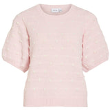 VILA VILA dame t-shirt VIDOTTIE T-shirt Cherry Blossom WHITE DOTS