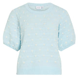 VILA VILA dame t-shirt VIDOTTIE T-shirt Nantucket Breeze WHITE DOTS