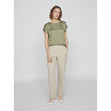 VILA VILA dame top VIELLETTE Top Oil Green