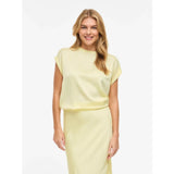 VILA VILA dame top VIELLETTE Top Pastel Yellow