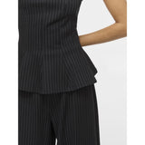VILA VILA dame top VIMASTRIBA Top Black Beauty PINSTRIPE